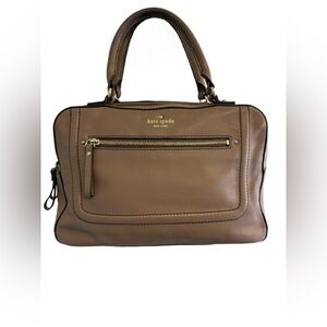 Kate Spade New York Mott Street Fisher Satchel Tan/Camel Leather with dustbag